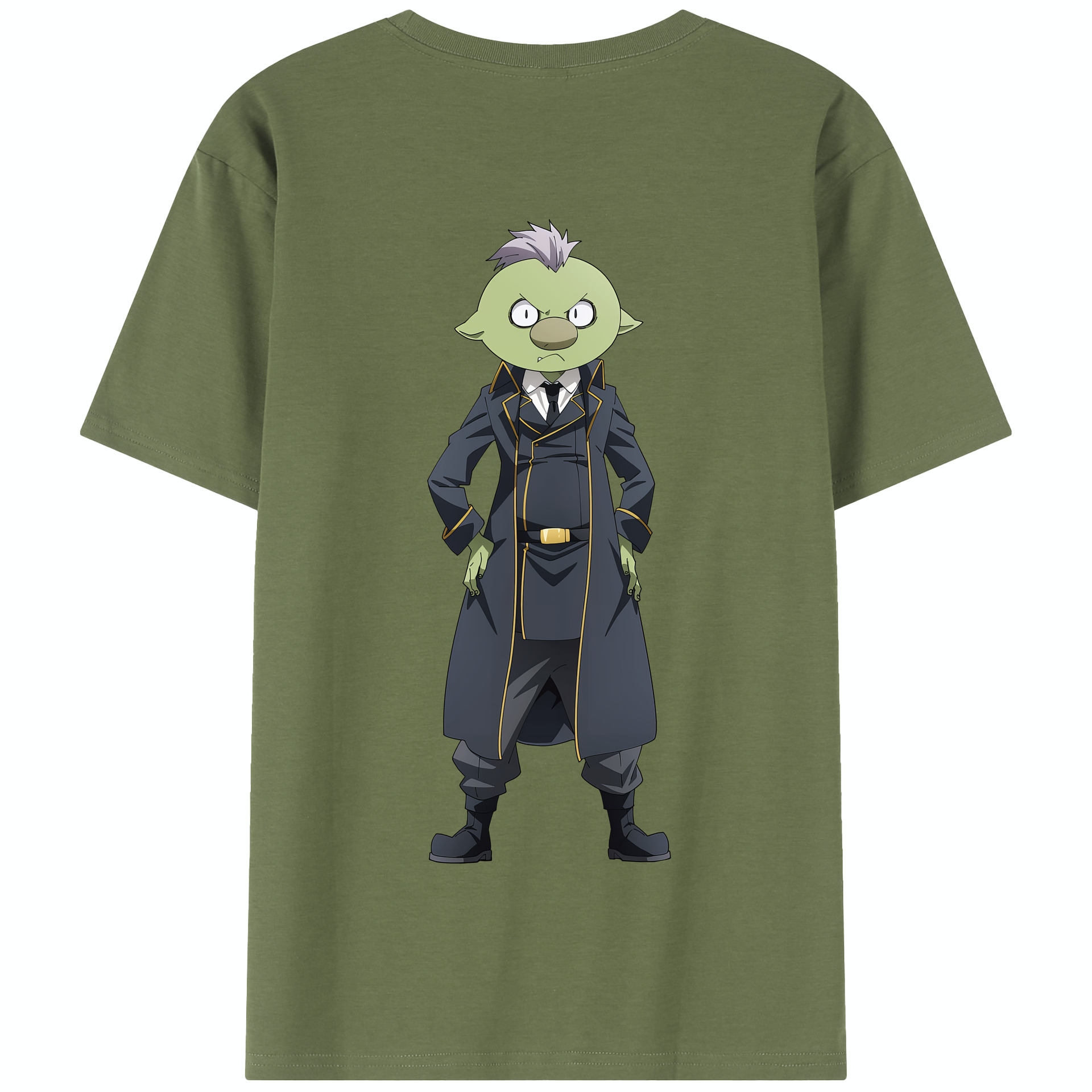 （画像用） 転スラ Regarding Reincarnated to Slime 綿100％半袖Tシャツ（背面プリント）